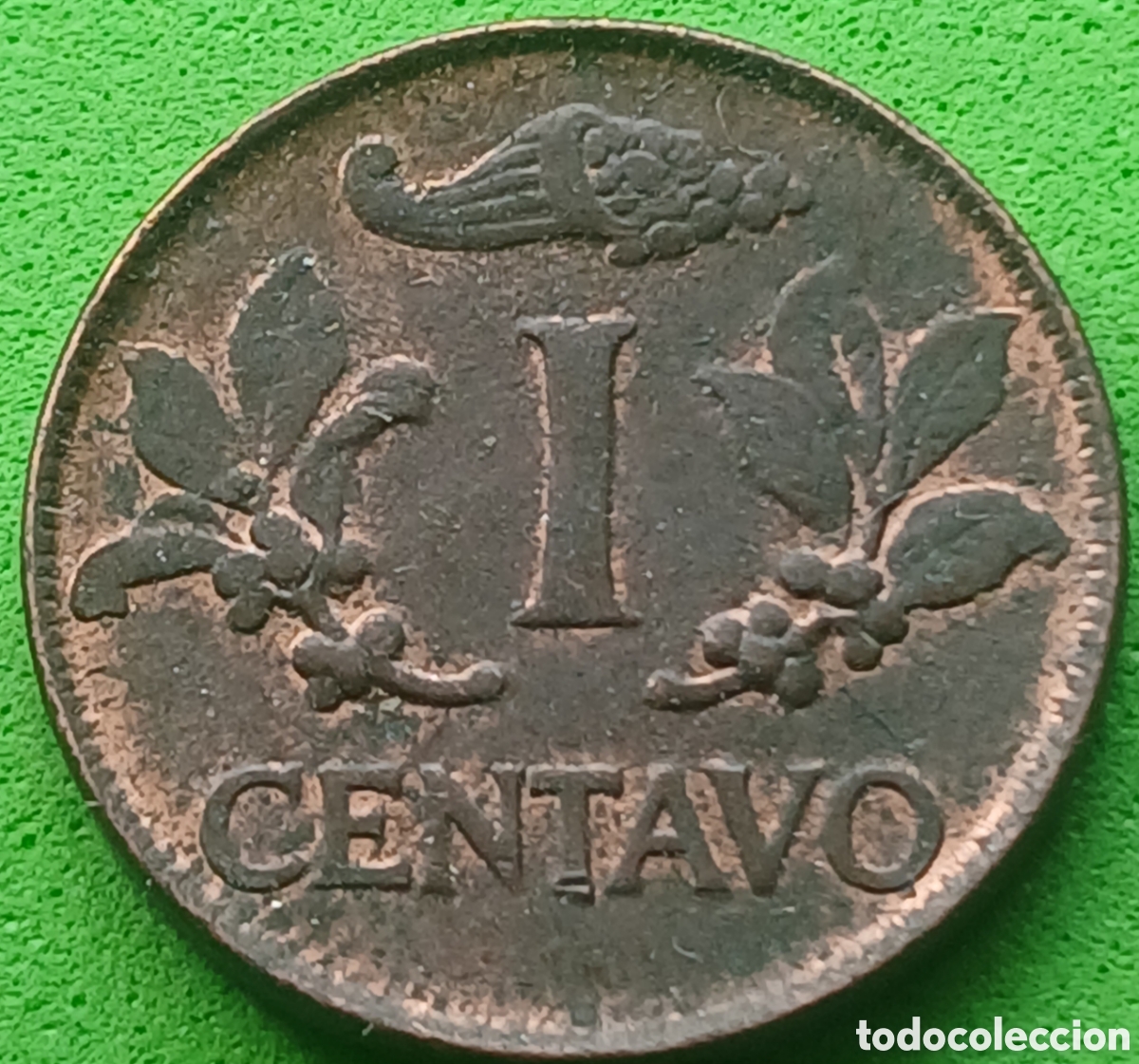 Monedas antiguas de Am&eacute;rica: Colombia 1 centavo 1969 km#205a alineaci&oacute;n moneda (180&deg;)- ESCASA