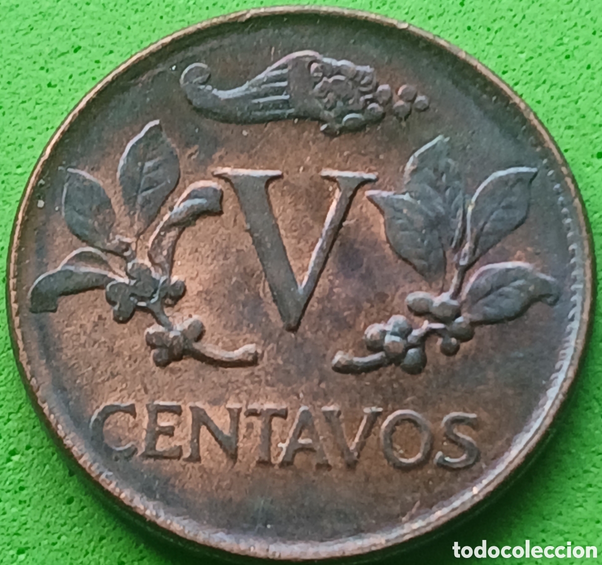 Monedas antiguas de Am&eacute;rica: Colombia 5 centavos 1970 km#206a