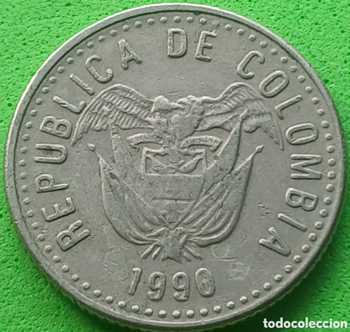 Monedas antiguas de Am&eacute;rica: Colombia 10 pesos 1990 km#281