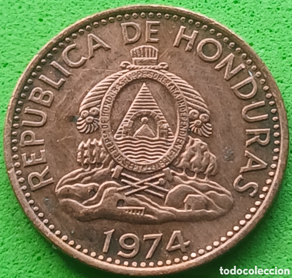 Monedas antiguas de Am&eacute;rica: Honduras 1 centavo de lempira 1974 km#77a