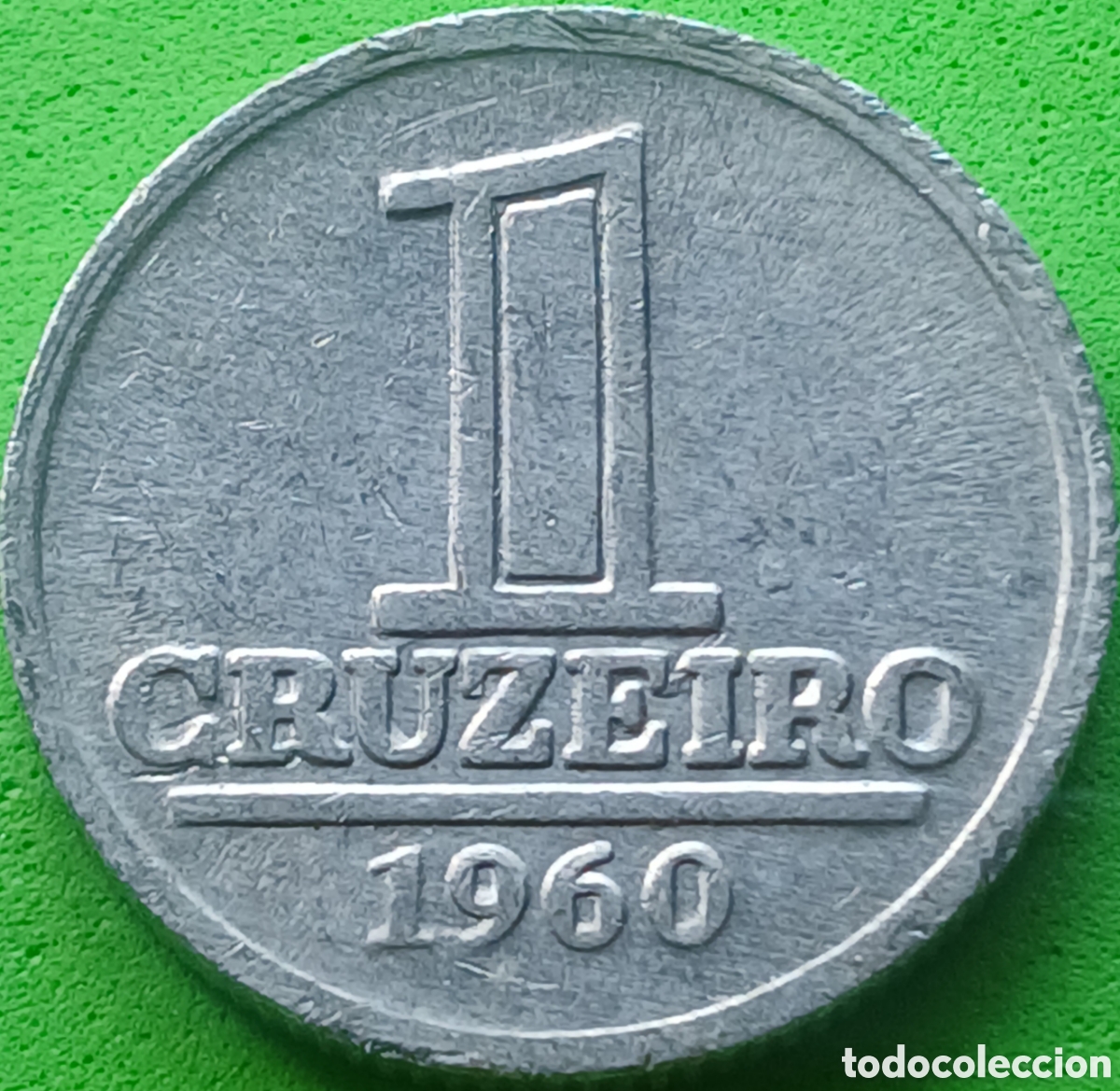 Monedas antiguas de Am&eacute;rica: Brasil 1 cruzeiro 1960 km#570