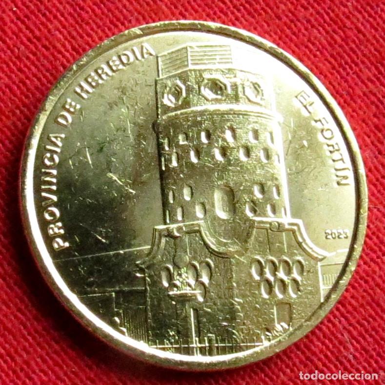 Monedas antiguas de Am&eacute;rica: Costa Rica 25 colones 2023 provincia Heredia UNC