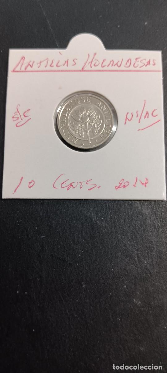 Monedas antiguas de Am&eacute;rica: ANTILLAS HOLANDESAS 10 CENTIMOS 2014 S/C KM=34 (NIQUEL-ACERO)