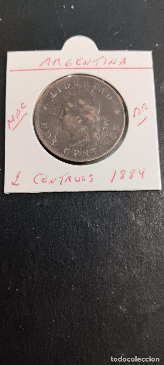 Monedas antiguas de Am&eacute;rica: ARGENTINA 2 CENTAVOS 1884 MBC KM=33 (BRONCE)