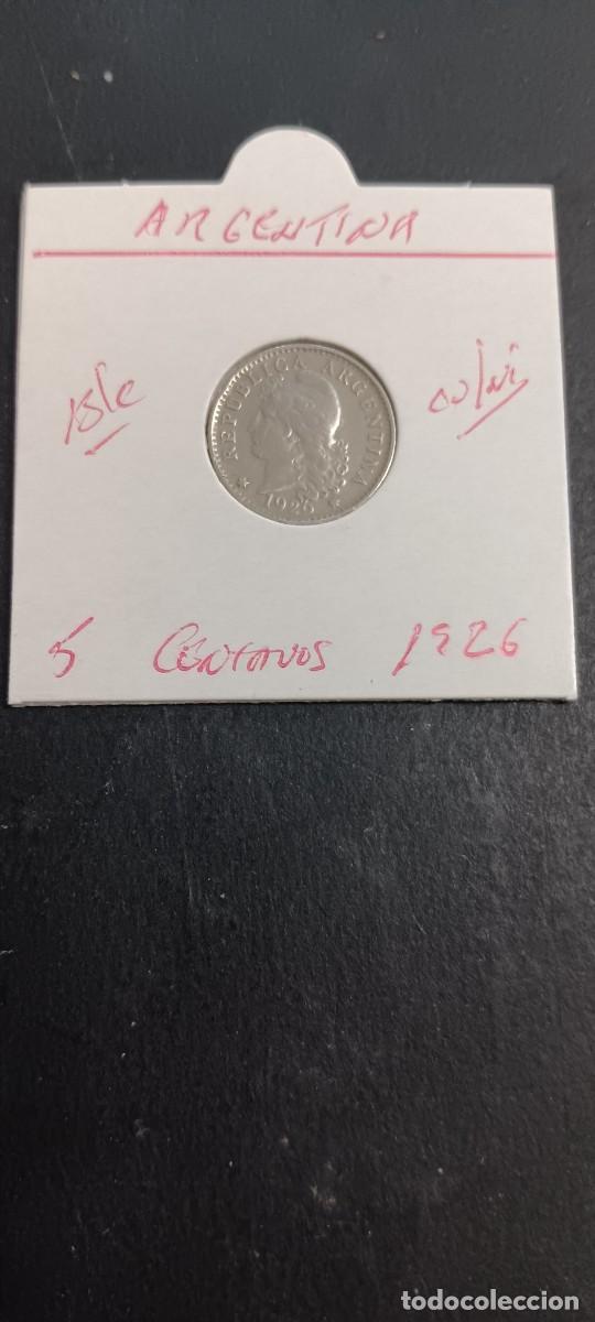 Monedas antiguas de Am&eacute;rica: ARGENTINA 5 CENTAVOS 1926 BC KM=34 (CUPRONIQUEL)
