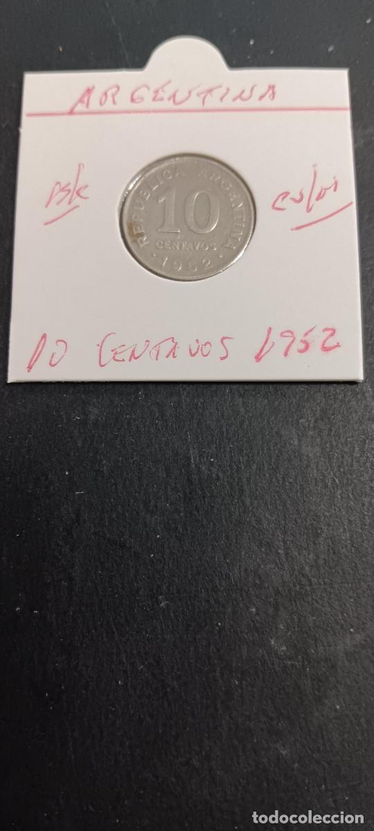 Monedas antiguas de Am&eacute;rica: ARGENTINA 10 CENTAVOS 1952 BC KM=47 (CUPRONIQUEL)