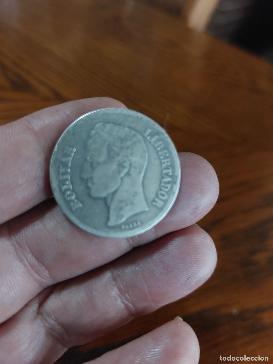 Monedas antiguas de Am&eacute;rica: Hist&oacute;rica moneda de Venezuela, plata 1835