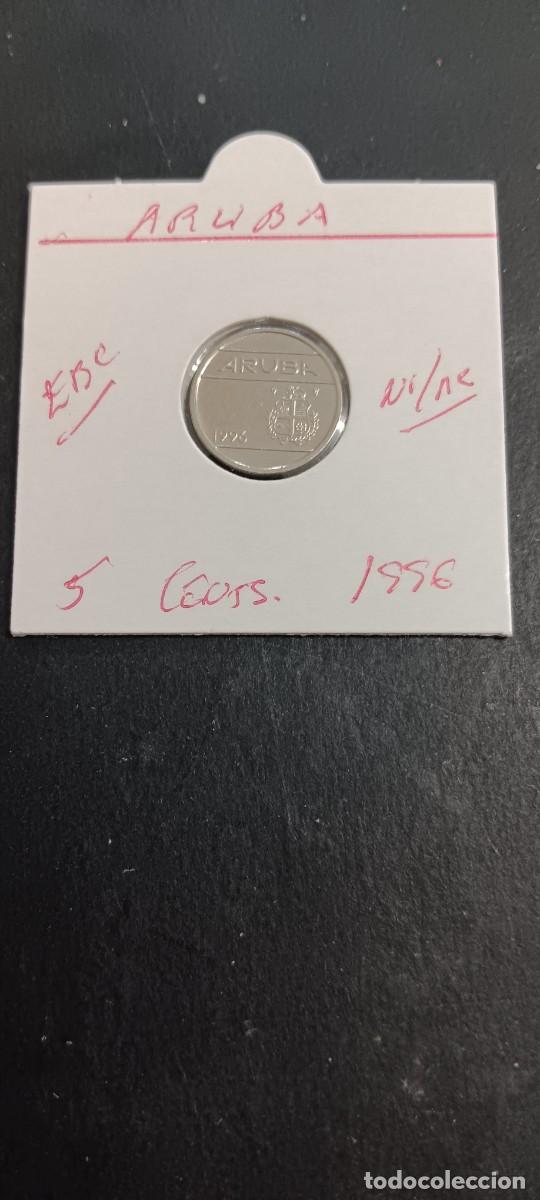 Monedas antiguas de Am&eacute;rica: ARUBA 5 CENTIMOS 1996 EBC KM=1 (NIQUEL-ACERO)