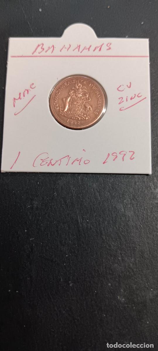 Monedas antiguas de Am&eacute;rica: BAHAMAS 1 CENTIMO 1992 MBC KM=59a (COBRE-ZINC)