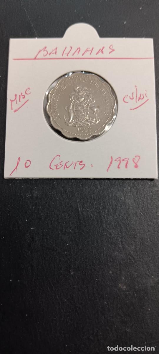 Monedas antiguas de Am&eacute;rica: BAHAMAS 10 CENTIMOS 1998 MBC KM=63.2 (CUPRONIQUEL)