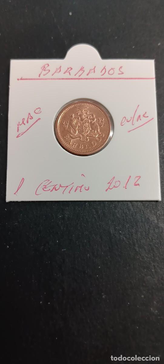 Monedas antiguas de Am&eacute;rica: BARBADOS 1 CENTIMO 2012 MBC KM=10b (COBRE-ACERO)