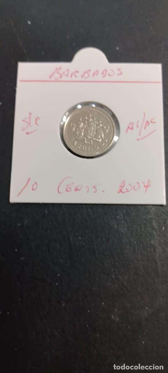 Monedas antiguas de Am&eacute;rica: BARBADOS 10 CENTIMOS 2004 S/C KM=12a (NIQUEL-ACERO)