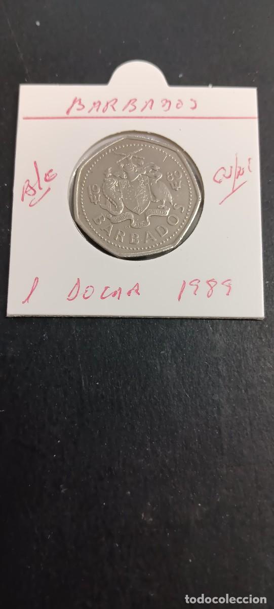 Monedas antiguas de Am&eacute;rica: BARBADOS 1 DOLAR 1989 BC KM=14.2 (CUPRONIQUEL)