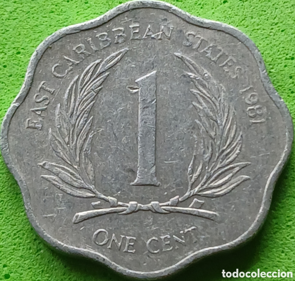 Monedas antiguas de Am&eacute;rica: Estados del Caraibe Oriental 1 cent 1981 km#10