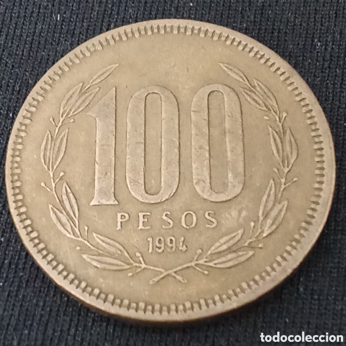 Monedas antiguas de Am&eacute;rica: Chile 100 pesos a&ntilde;o 1994 - Foto 2