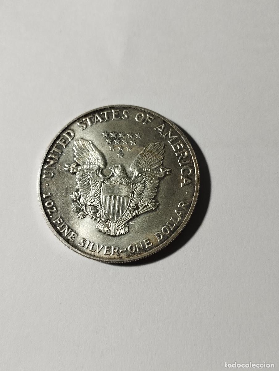 Monedas antiguas de Am&eacute;rica: moneda plata Liberty - Foto 1