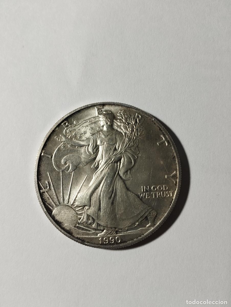 Monedas antiguas de Am&eacute;rica: moneda plata Liberty - Foto 2