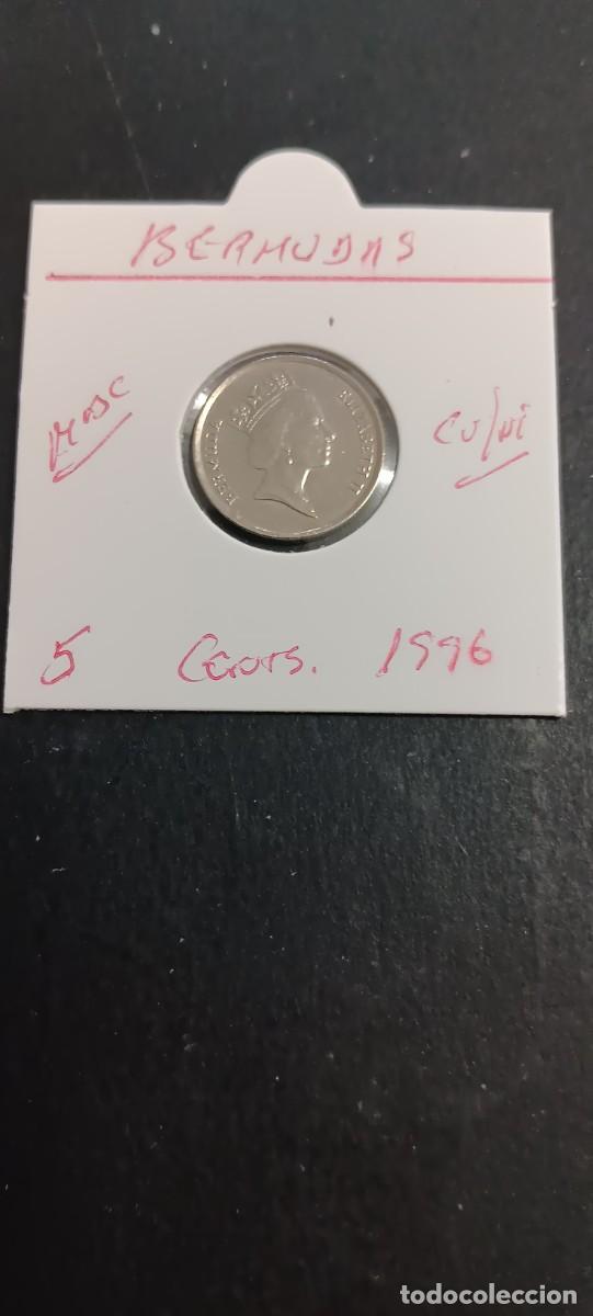 Monedas antiguas de Am&eacute;rica: BERMUDAS 10 CENTIMOS 1996 MBC KM=45 (COBRE-NIQUEL)