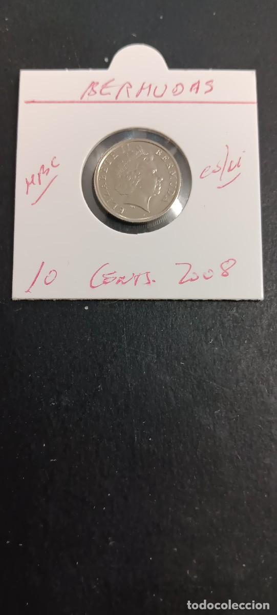 Monedas antiguas de Am&eacute;rica: BERMUDAS 10 CENTIMOS 2008 MBC KM=109 (COBRE-NIQUEL)