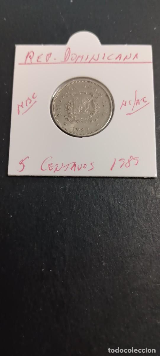 Monedas antiguas de Am&eacute;rica: REPUBLICA DOMINICANA 5 CENTAVOS 1989 MBC KM=69 (NIQUEL-ACERO)