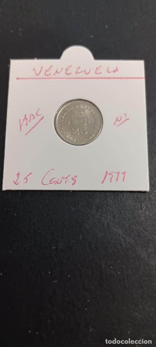 Monedas antiguas de Am&eacute;rica: VENEZUELA 25 CNTIMOS 1977 MBC KM=50.1 (NIQUEL)