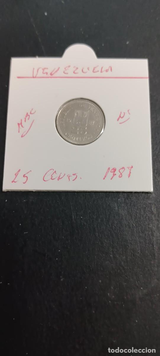 Monedas antiguas de Am&eacute;rica: VENEZUELA 25 CNTIMOS 1987 MBC KM=50.2 (NIQUEL)