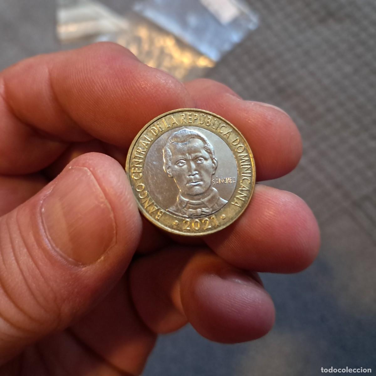 Monedas antiguas de Am&eacute;rica: MONEDA REP&Uacute;BLICA DOMINICANA 5 PESOS 2021 F, KM# 125, N# 157317. Ceca Kremnica.