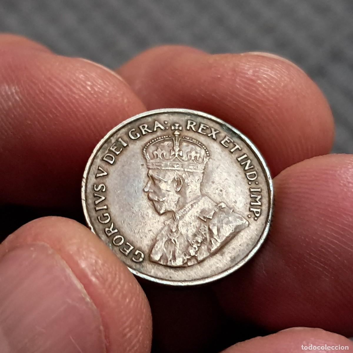 Monedas antiguas de Am&eacute;rica: MONEDA DE CANAD&Aacute; 1 CENT 1920 VF - George V KM# 28, Sch&ouml;n# 27, Ch# 50, N# 436.