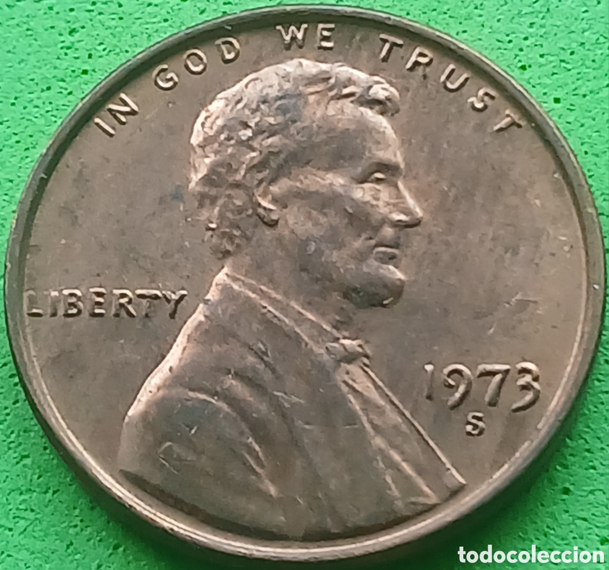 Monedas antiguas de Am&eacute;rica: USA one cent 1973 S km#201 - Foto 1