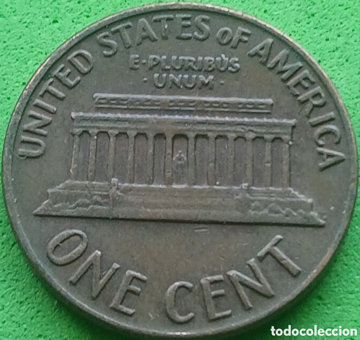 Monedas antiguas de Am&eacute;rica: USA one cent 1969 S km#201 - Foto 2