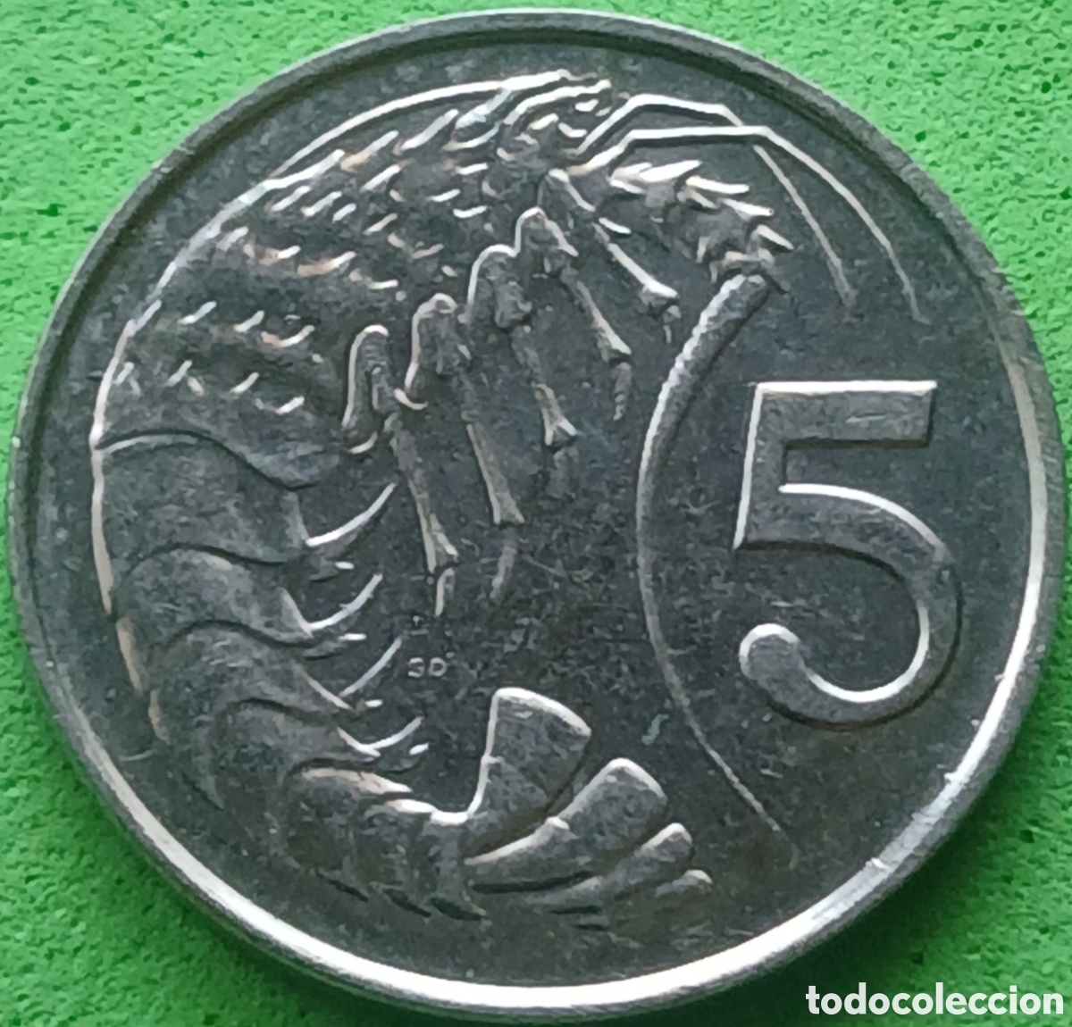Monedas antiguas de Am&eacute;rica: Islas Caim&aacute;n 5 cents 2008 km#132