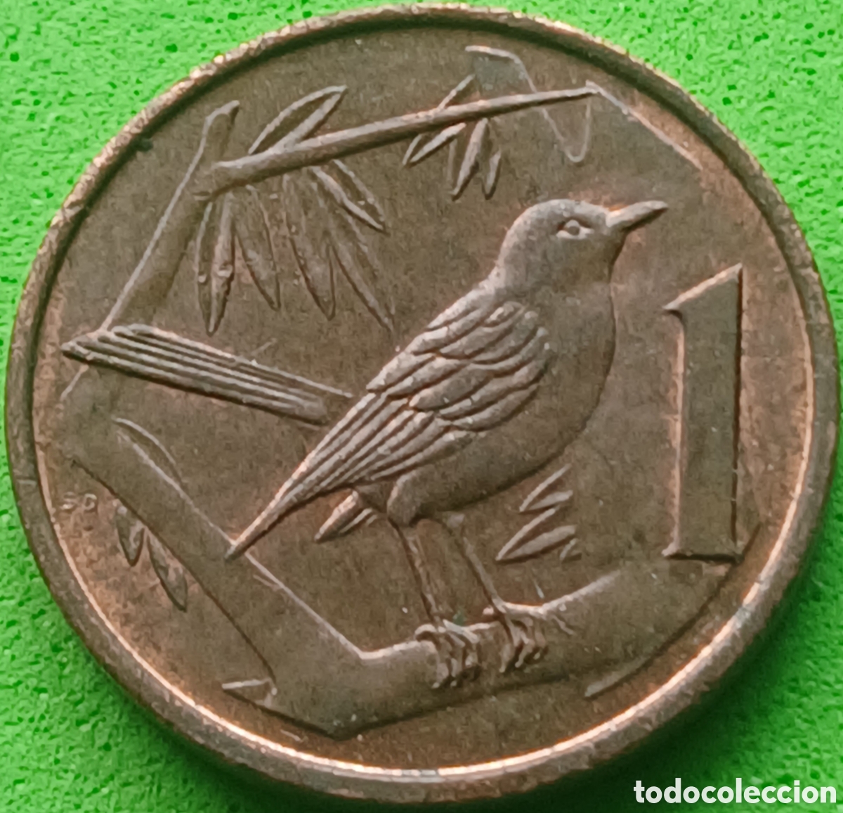 Monedas antiguas de Am&eacute;rica: Islas Caim&aacute;n 1 cent 1972 km#1