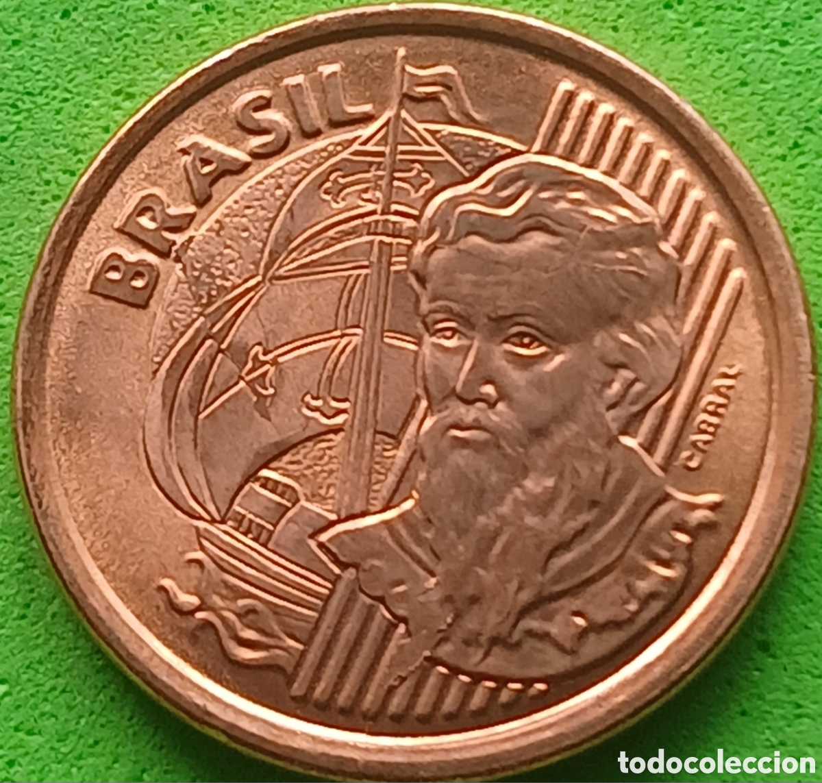 Monedas antiguas de Am&eacute;rica: Brasil 1 centavo 2004 km#647 - Foto 2