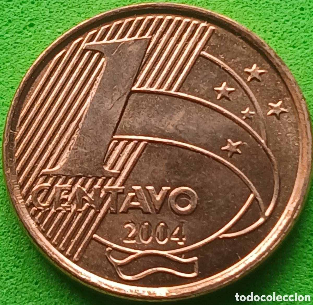 Monedas antiguas de Am&eacute;rica: Brasil 1 centavo 2004 km#647
