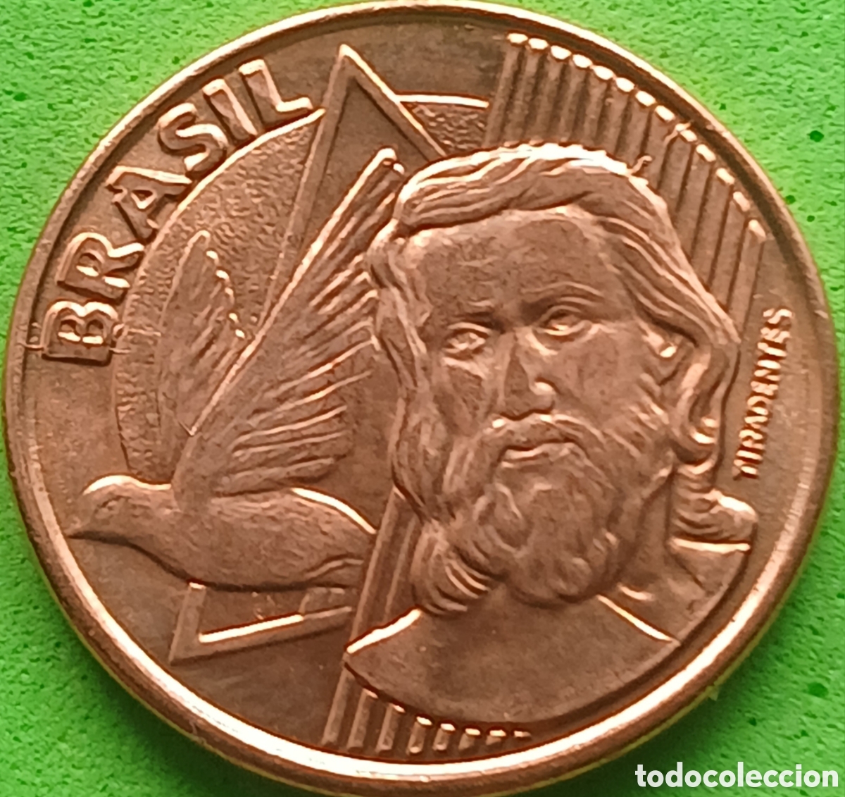 Monedas antiguas de Am&eacute;rica: Brasil 5 centavos 2004 km#648 - Foto 2