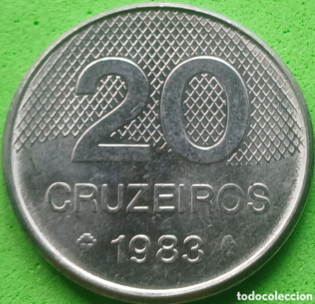 Monedas antiguas de Am&eacute;rica: Brasil 20 cruzeiros 1983 km#593.1