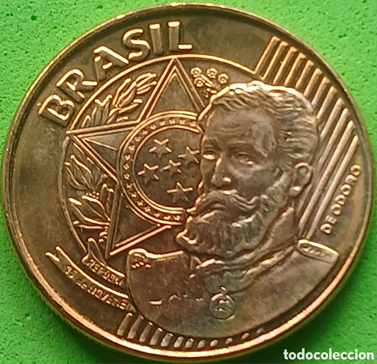 Monedas antiguas de Am&eacute;rica: Brasil 25 centavos 2004 km#650 - Foto 2
