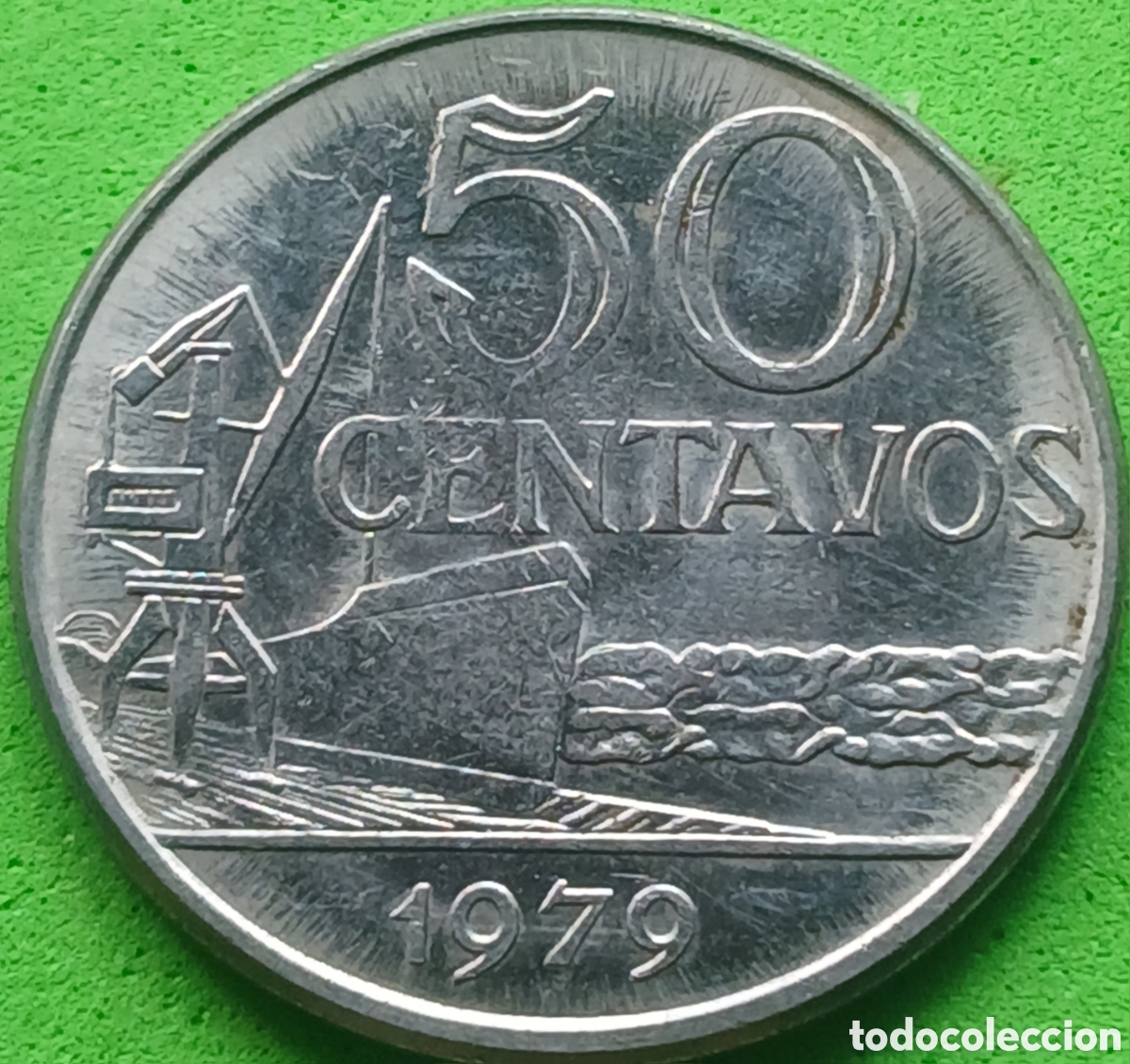 Monedas antiguas de Am&eacute;rica: Brasil 50 centavos 1979 km#580b