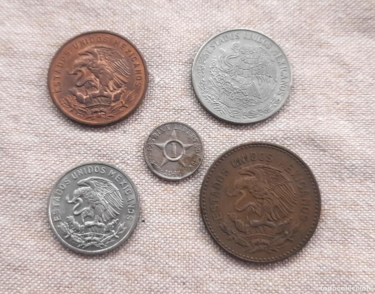 Monedas antiguas de Am&eacute;rica: Lote monedas de Mexico y Cuba - Foto 2