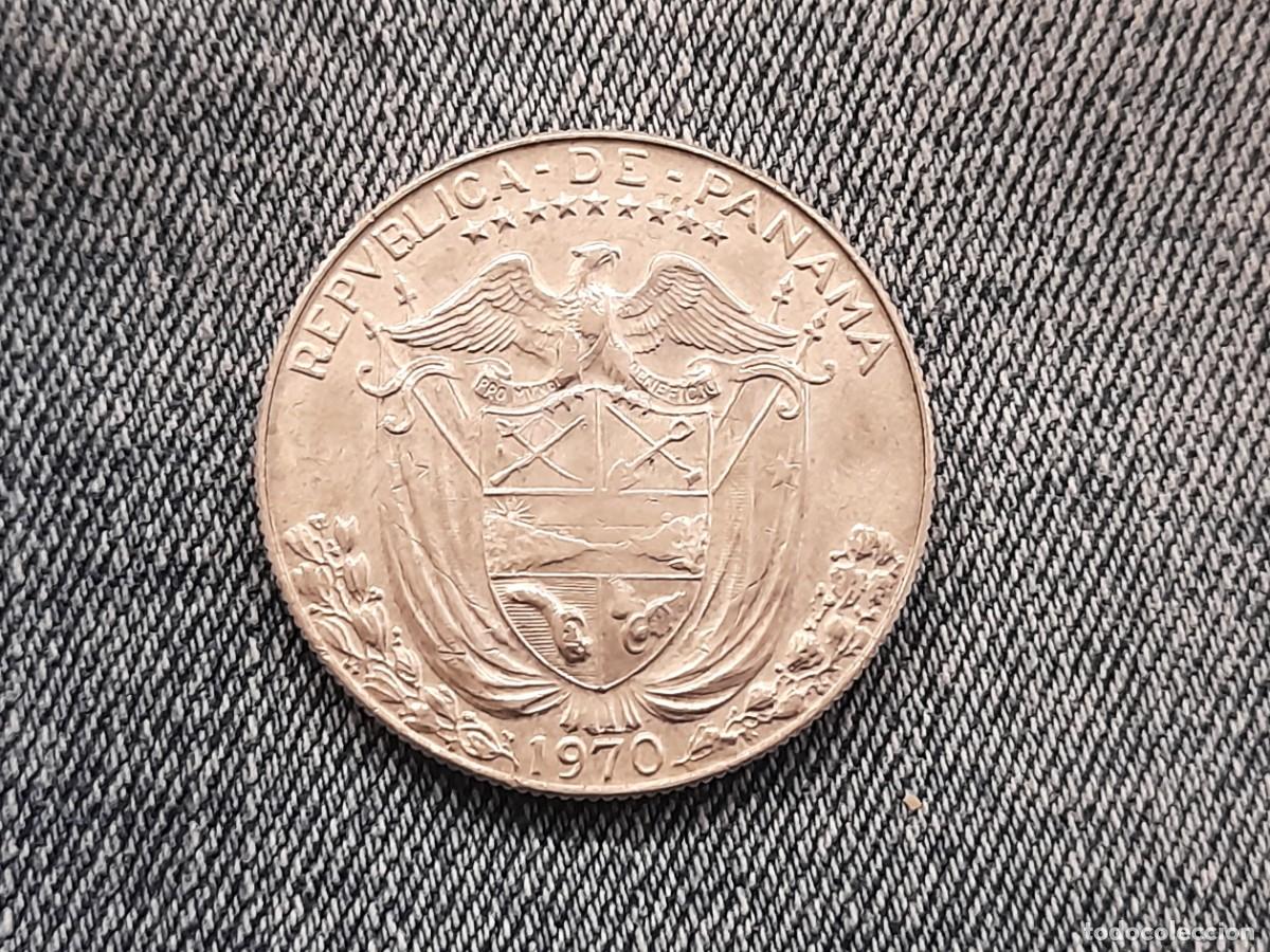 Monedas antiguas de Am&eacute;rica: Panama, Medio Balboa 1970 - Foto 2