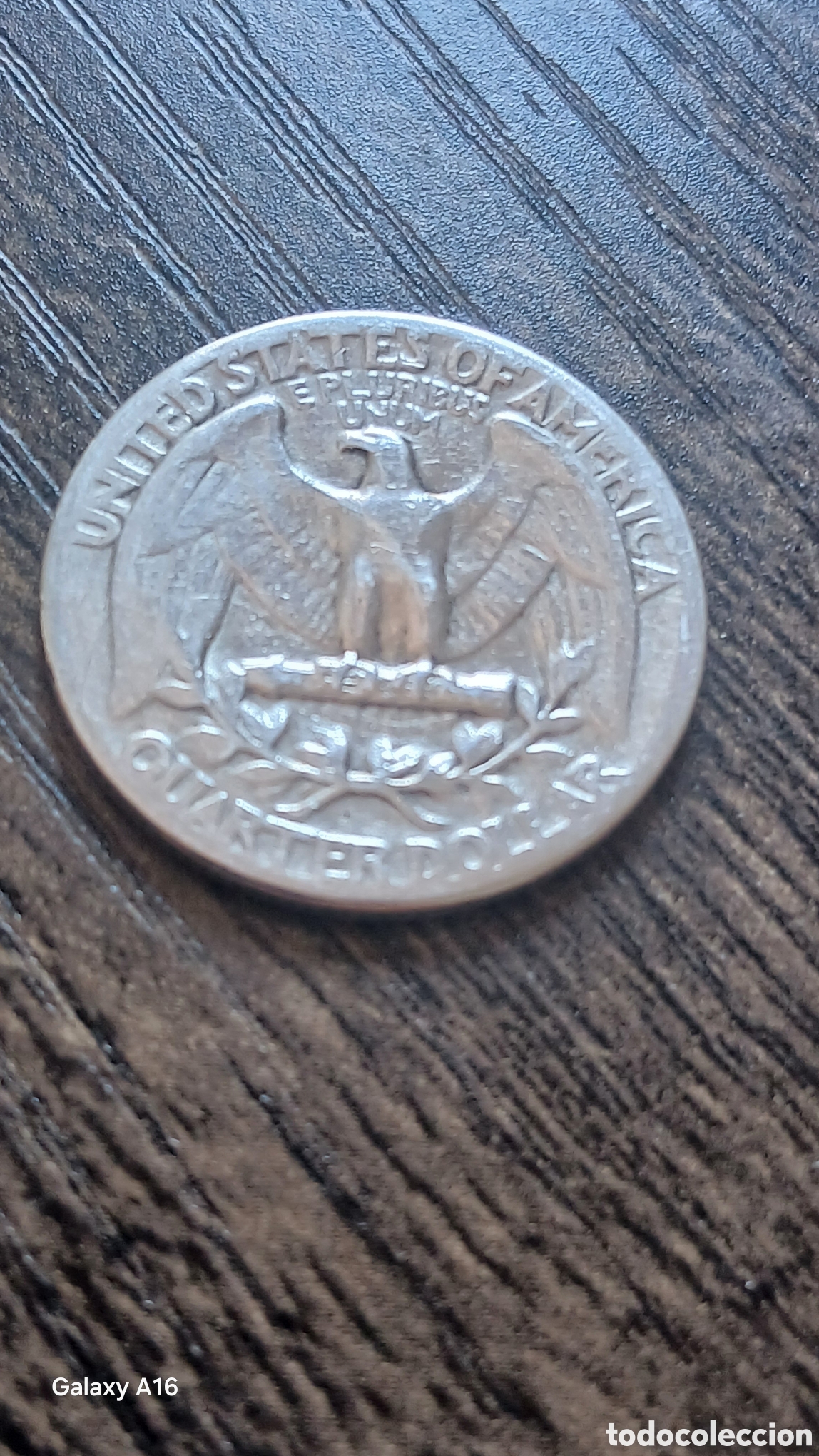 Monedas antiguas de Am&eacute;rica: Moneda Cuarto de D&oacute;lar Washington 1939 Plata - Foto 2