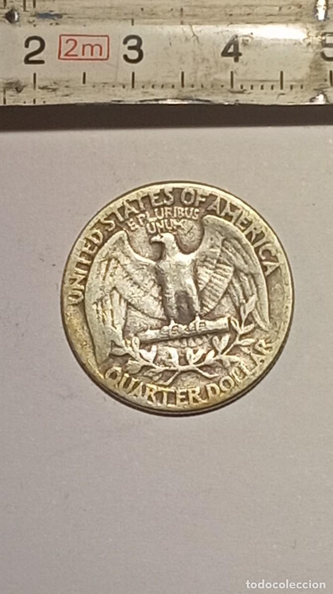 Monedas antiguas de Am&eacute;rica: ESTADOS UNIDOS - Quarter Dollar 1951 (Plata .900) - George Washington
