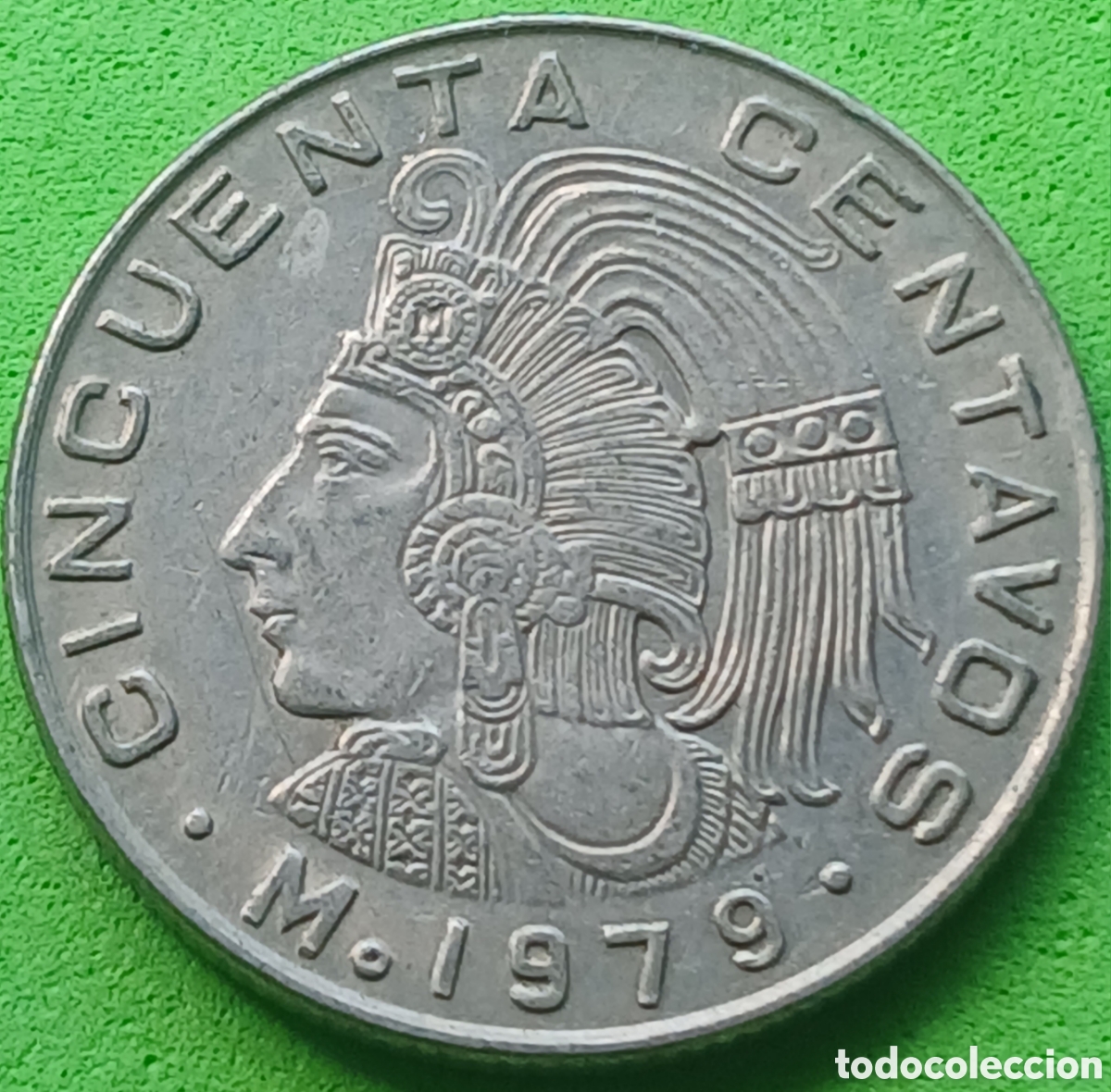 Monedas antiguas de Am&eacute;rica: M&eacute;xico 50 centavos 1979 km#452