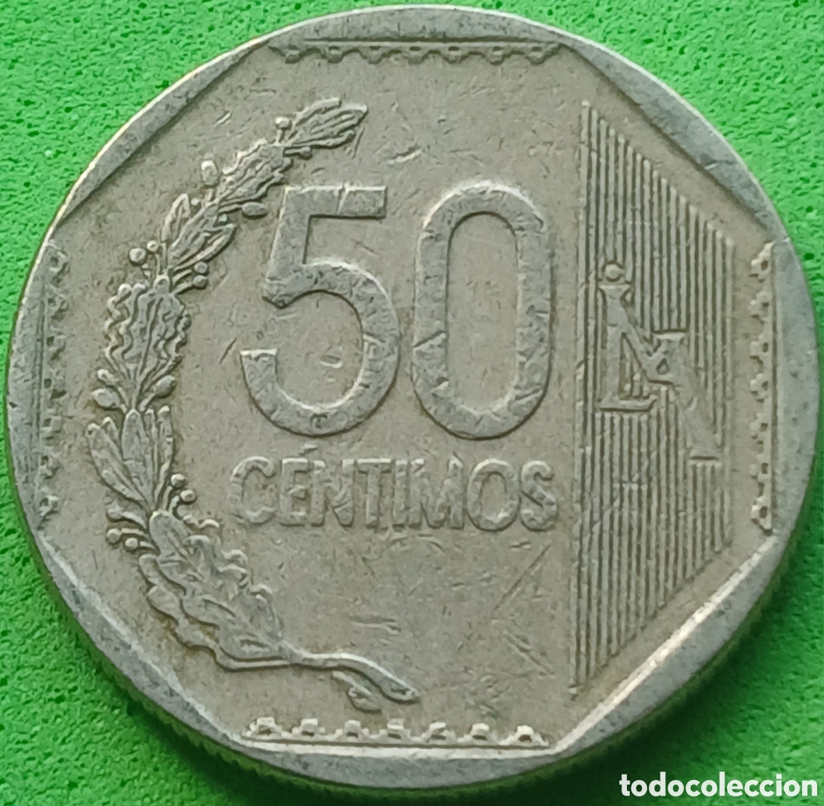 Monedas antiguas de Am&eacute;rica: Per&uacute; 50 c&eacute;ntimos 2020 km#307.4 poco com&uacute;n - Foto 2