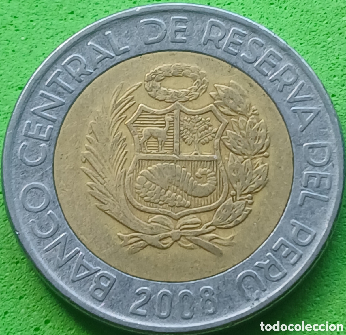 Monedas antiguas de Am&eacute;rica: Per&uacute; 2 nuevos soles 2008 km#313