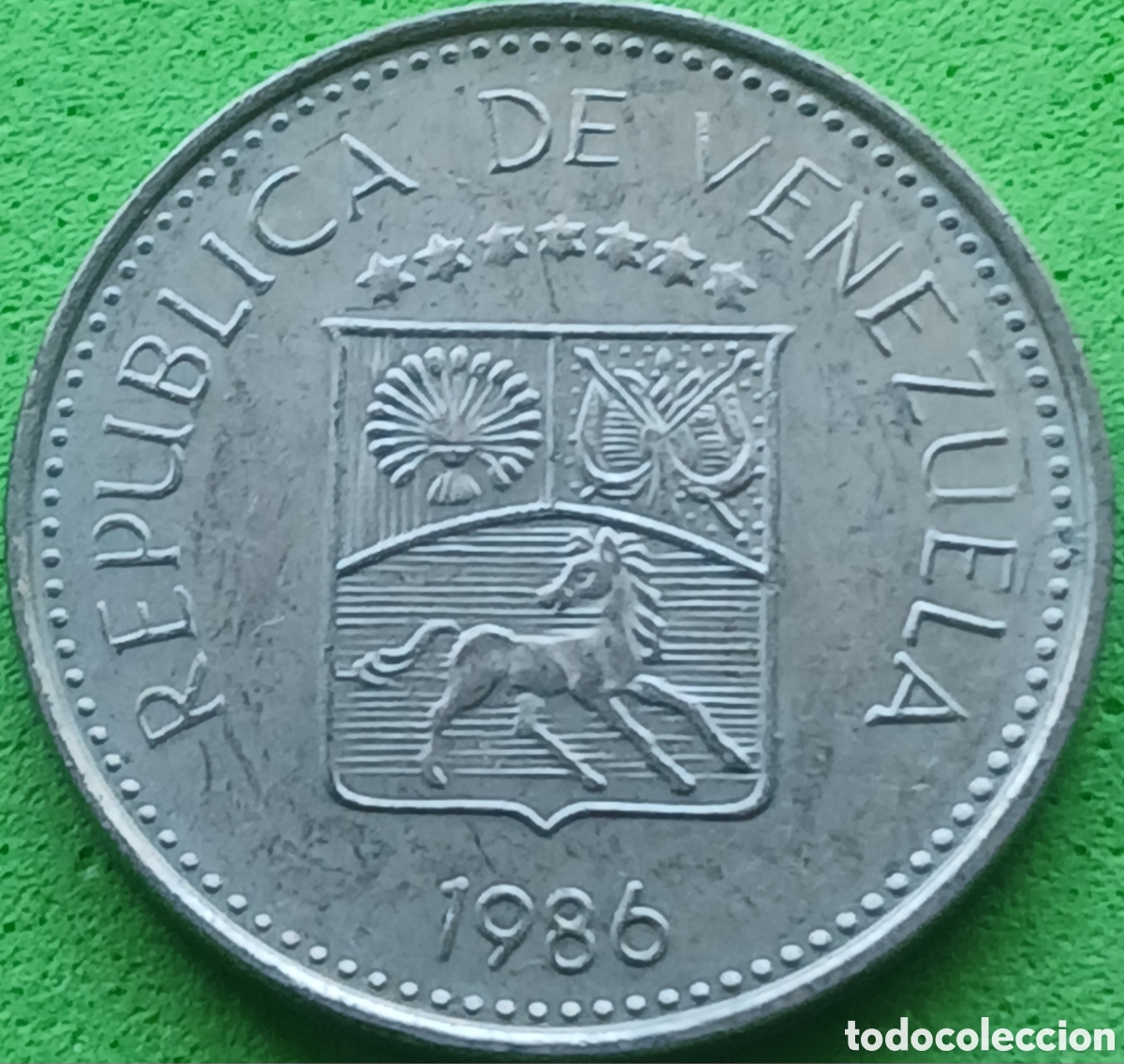 Monedas antiguas de Am&eacute;rica: Venezuela 5 c&eacute;ntimos 1986 Y#49b