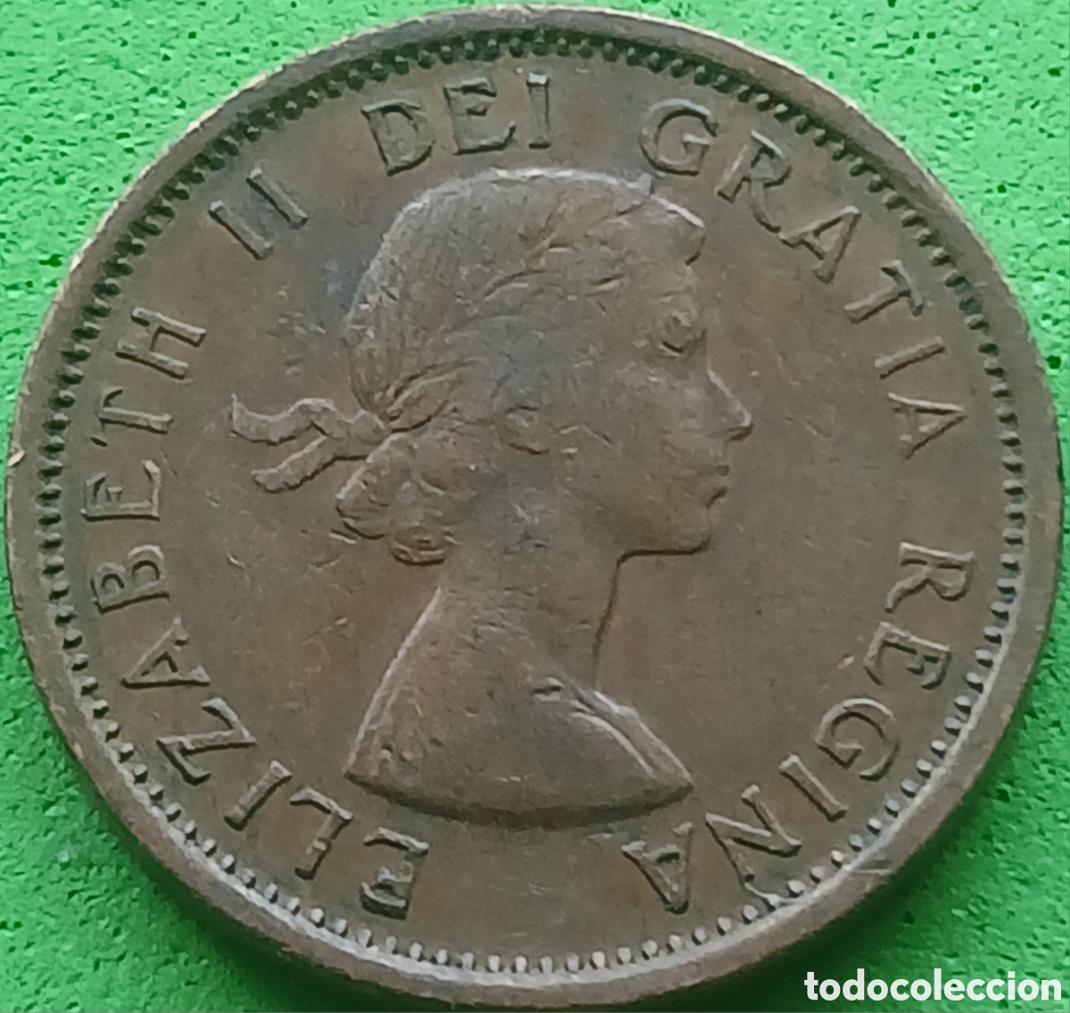 Monedas antiguas de Am&eacute;rica: Canad&aacute; 1 cent 1959 km#49 - Foto 2