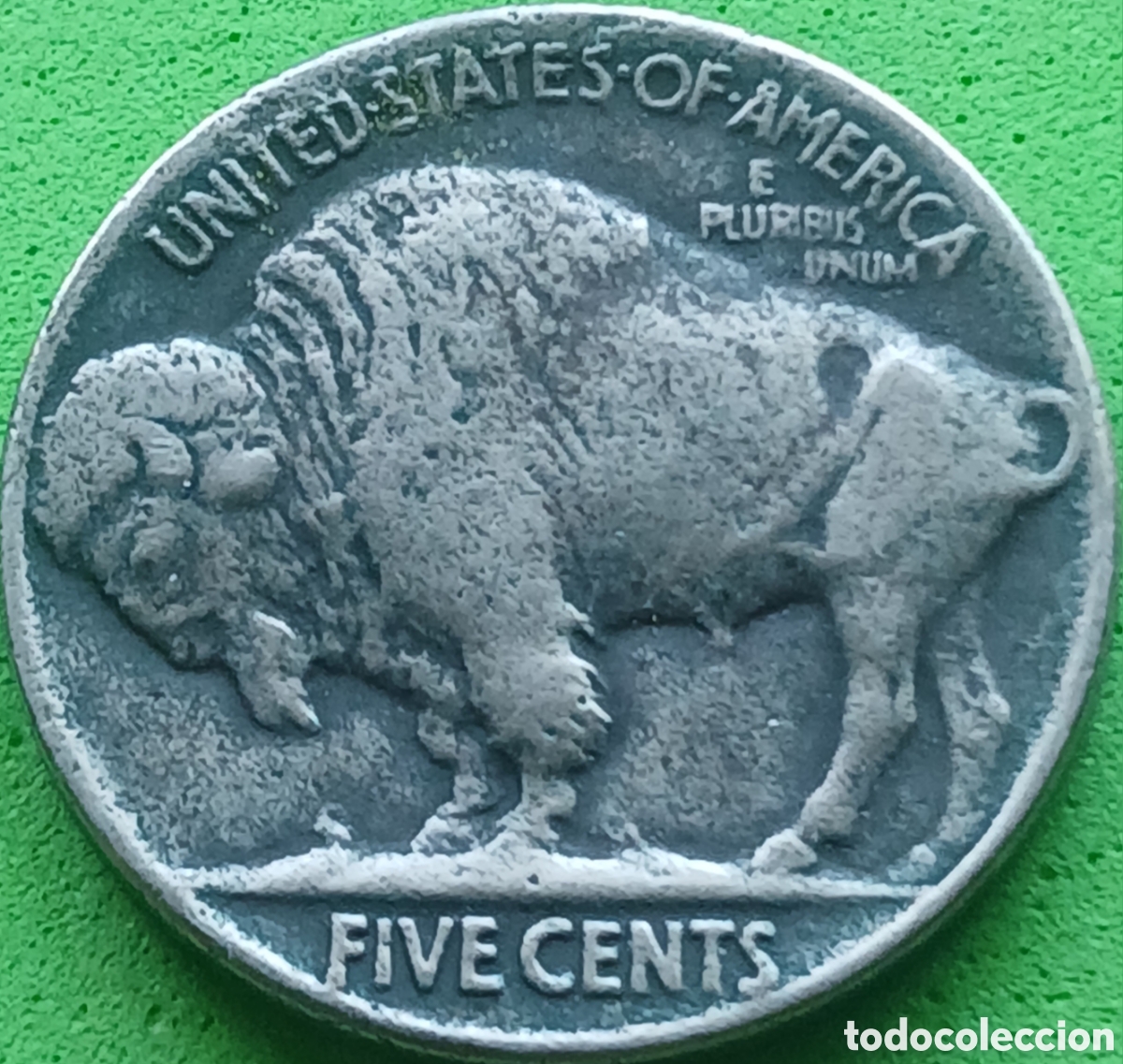 Monedas antiguas de Am&eacute;rica: USA five cents 1936 km#134 sin marca de ceca