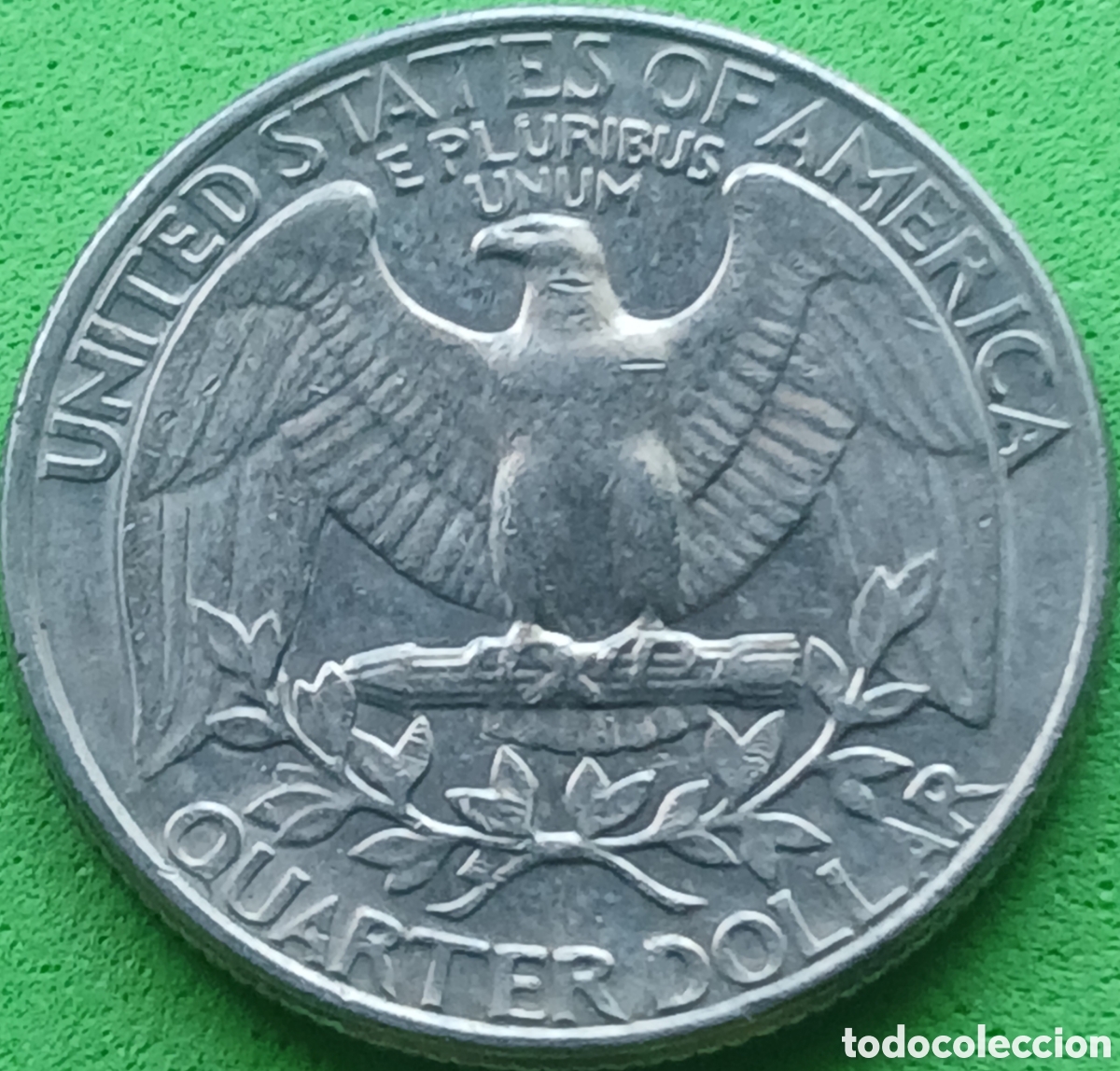 Monedas antiguas de Am&eacute;rica: USA quarter dollar 1985 D km#164a