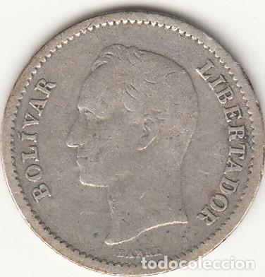 Monedas antiguas de Am&eacute;rica: VENEZUELA: QUARTO BOLIVAR 1936 / PLATA 835